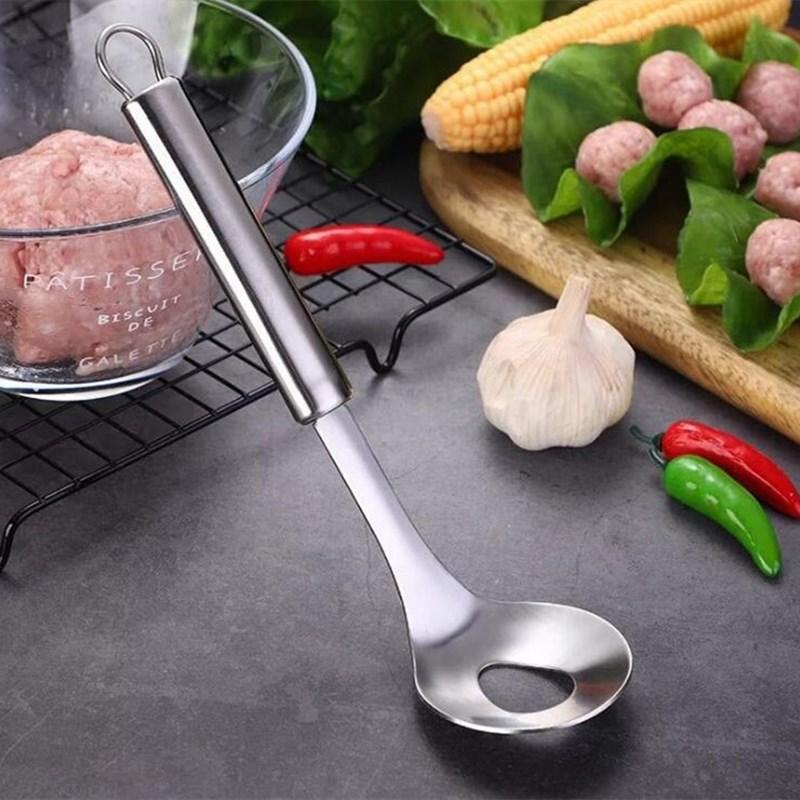 Kitchora Stainless Steel Meatball Maker Spoon
