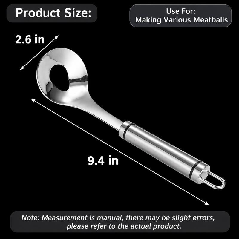Kitchora Stainless Steel Meatball Maker Spoon